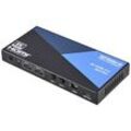 SpeaKa Professional SP-11571776 2+2 Port HDMI-Matrix-Switch Ultra HD-fähig 7680 x 4320 Pixel Schwarz