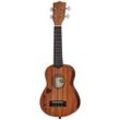 Kala KA-15S-H1 Satin Mahogany Sopr. Natur seidenmatt mit gelasertem Hawaiian Islands Design