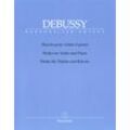 Bärenreiter Debussy Werke Violin Klavier