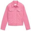 TOM TAILOR Damen Basic Jeansjacke, rosa, Uni, Gr. XXL