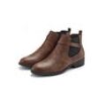 VIVANCE Chelseaboots braun Gr. 36 für Damen