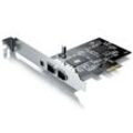 CSL PCI Firewire Karte Erweiterungskarte - PCI-E - 3 Anschlüsse - 1394a 1394b -Controller-Karte - 2 x 6 Pin und 1 x 4 Pin für Desktop-PC