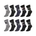 Chili Lifestyle Karo Socken 10 Paar Baumwolle Weichbund Damen Herren