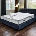 Talamo Italia - Taurus Double Topper, Matratze zur Verbesserung der Körperhaltung, Topper aus Memory Foam, hypoallergen und atmungsaktiv, 100% Made