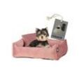 Rohrschneider ® Hundebett inkl. Gratis-Beigabe, Kuschelsofa altrosa S