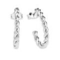 Paar Creolen BRUNO BANANI "Schmuck Geschenk Silber 925 Ohrschmuck Ohrringe", silber (silberfarben), Ohrringe, Damen, Silber 925 (Sterlingsilber)