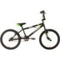 BMX-Rad KS CYCLING "Hedonic" Gr. 28, schwarz (schwarz, schwarz), Fahrräder, Kinder, 28cm, 20 Zoll (50,80cm)