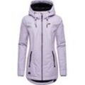 Winterjacke RAGWEAR "Zuzka Winter", Damen, Gr. L (40), lila (lavender), Außenmaterial: 100% Polyester, Innenfutter: 100% Polyester, Kapuzenfutter: 100% Polyester, Wattierung: 100% Polyester, modisch, tailliert Po-bedeckend, Langarm mit Knopf Rippstrickbündchen mit Druckknopf, Jacken, Wasserdichter Winterparka mit Teddyfleece Innenfutter