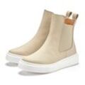 Stiefelette ELBSAND, Damen, Gr. 36, beige, Obermaterial: 100% Kalbsleder. Futter: 100% Schweinsleder. Decksohle: 100% Schweinsleder. Laufsohle: 100% Synthetik, unifarben, casual, Schuhe, Chelseaboots, Schlupfstiefel, Stiefel aus Leder