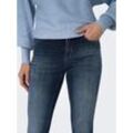 Skinny-fit-Jeans ONLY "ONLBLUSH ICON COIN MID SK DNM CRO300NOOS" Gr. M (38), Länge 30, blau (blau schwarz denim), Damen, Denim/Jeans, Obermaterial: 92% Baumwolle, 6% Elastomultiester, 2% Elasthan, unifarben, Jeans