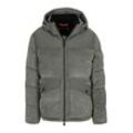 Steppjacke BOSS ORANGE "Odope", Herren, Gr. 50, grau (open grau076), Web, Obermaterial: 90% Polyester, 10% Polyacryl, unifarben, casual, relaxed fit, Langarm eingesetzt, Jacken, Label-Badge am Ärmel