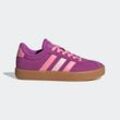 Sneaker ADIDAS SPORTSWEAR "VL COURT 3.0 KIDS" Gr. 32, flash pink, bliss clear Leder, Synthetik, Schuhe, inspiriert vom Design des adidas samba