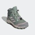 Wanderschuh ADIDAS TERREX "TERREX MID GORE-TEX" Gr. 35, silber grün, putty mauve, preloved fig, Textil, Synthetik, Schuhe