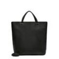 Shopper LIEBESKIND BERLIN "Tote L HERA SHEEP NATURAL" Gr. B/H/T: 31cm x 38cm x 15cm, schwarz, Damen, Leder, Taschen, Henkeltasche Schultertasche Handtasche Damen