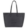 Shopper JOOP JEANS "lettera 1.0 shopper lhz", Damen, Gr. B/H/T: 32cm x 30cm x 13cm, blau (dunkelblau), Lederimitat, Taschen, Hobo Schultertasche Henkeltasche Tasche Damen