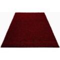 Hochflor-Teppich BRUNO BANANI "Shaggy Soft", rot (crimson), B:240cm H:30mm L:320cm, Kunstfaser, Teppiche, gewebt, Uni Farben, besonders weich und kuschelig, Kundenliebling