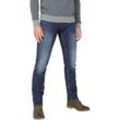 Regular-fit-Jeans PME LEGEND "Legend Nightflight", Herren, Gr. 36, Länge 34, blau, Denim/Jeans, Obermaterial: 93% Baumwolle, 6% Polyester, 1% Elasthan, casual, regular fit lang, Jeans, in verschiedenen Waschungen - Regular Fit