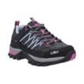 Wanderschuh CMP "RIGEL LOW WMN TREKKING SHOES WP" Gr. 36, bunt (anthrazit, hellblau, pink), Leder, Textil, Schuhe, wasserdicht