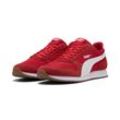 Sneaker PUMA "ST MILER Sneakers Erwachsene" Gr. 36, for all time rot weiß gum beige, Obermaterial: Synthetik, Kuhleder, Textil; Futter: Textil; Innensohle: Textil; Laufsohle: Gummi, Schuhe