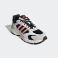 Sneaker ADIDAS SPORTSWEAR "CRAZYCHAOS 2000", Gr. 44, core schwarz, cloud weiß, pure ruby, Textil, Synthetik, Leder, sportlich, Schuhe, inspiriert vom Design des adidas RESPONSE CL