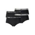 Panty PUMA "Panty 4er Pack", Damen, Gr. S, schwarz, Obermaterial: 57% Baumwolle CO. 38% Modal CMD. 5% Elasthan EL., Unterhosen