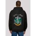 Kapuzenpullover F4NT4STIC "Harry Potter Slytherin Logo" Gr. XXL, schwarz, Herren, Obermaterial: 100% Baumwolle, Pullover, Print