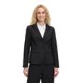 Kurzblazer BETTY BARCLAY "Betty Barclay Kurzblazer langarm" Gr. 36, schwarz, Damen, Obermaterial: 86% Polyester, 14% Elasthan., Blazer, Form