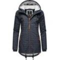 Winterjacke RAGWEAR "Zuzka Winter", Damen, Gr. M (38), blau (aquablau), Außenmaterial: 100% Polyester, Innenfutter: 100% Polyester, Wattierung: 100% Polyester, modisch, tailliert Po-bedeckend, Langarm mit Knopf Rippstrickbündchen mit Druckknopf, Jacken, Wasserdichter Winterparka mit Teddyfleece Innenfutter