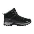 Wanderschuh CMP "RIGEL MID TREKKING SHOES WP", Gr. 44, grau (nero, grau), Veloursleder, sportlich, Schuhe, wasserdicht