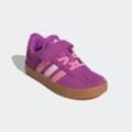 Sneaker ADIDAS SPORTSWEAR "VL COURT 3.0", Gr. 31, flash pink, bliss pink, clear pink, Leder, Synthetik, sportlich, Schuhe, inspiriert vom Design des adidas samba