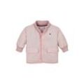 Steppjacke TOMMY HILFIGER "QUILTED JACKET" Gr. 56, precious pink, Baby, Web, Obermaterial: 100% Polyester, unifarben, Jacken, mit wärmender Wattierung