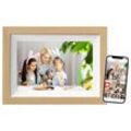 Braun Phototechnik DigiFrame 10W WiFi Digitaler WiFi-Bilderrahmen 25.7 cm 10.1 Zoll EEK: C (A - G) 1280 x 800 Pixel 32 GB Buche