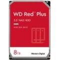 WESTERN DIGITAL interne HDD-Festplatte "Red Plus", rot (rot, schwarz), 8 TB, Festplatten