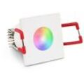 Einbaustrahler Mini Livorno eckig 3W IP65 durchverbindbar - Lichtfarbe: RGB+3000...