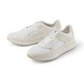 Veloursleder-Sneaker - Weiss - Gr.: 38