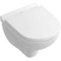 Villeroy & Boch O.novo - Wand-WC mit Sitz SoftClosing, DirectFlush, Alpinweiß 5688HR01