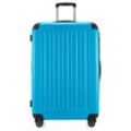 Hartschalen-Trolley HAUPTSTADTKOFFER "Spree, 75 cm" Gr. B/H/T: 50cm x 75cm x 30cm 101 l, blau (cyanblau), ABS, unifarben, Koffer, Hartschalen-Koffer Reisegepäck TSA Schloss Volumenerweiterung