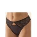 LASCANA Tanga schwarz Gr. 32/34 für Damen. Körpernah