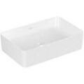 Villeroy und Boch Villeroy & Boch Collaro Aufsatzwaschtisch 4A205601 ohne Hahnloch und Überlauf, 56x36 cm, weiß