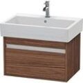 Duravit Ketho Waschtisch-Unterschrank KT668402121 65 x 44 cm, nussbaum dunkel, 1 Auszug, wandhängend