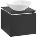 Villeroy und Boch Villeroy & Boch Legato Waschtischunterschrank B565L0PD 45x38x50cm, mit LED-Beleuchtung, Black Matt Lacquer