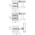 Keuco Befestigungs-Set Nr.2 Plan Care 34991000100 2 Senkholzschrauben,2 Universal-Dübel