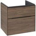 Villeroy und Boch Subway 3.0 Waschtisch-Unterschrank C576L1VH 62,2x57,6x47,8cm, mit LED/Griff Volcano black, arizona oak