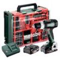 Akku-Bohrschrauber bs 18 l Set, 2x 2,0 Ah und Ladegerät im Kunststoffkoffer - Metabo