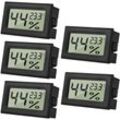 Mini-LCD-Digital-Thermometer, Innen-Hygrometer, Hygrometer, Innen-Thermometer, Reptilien, digitales Hygrometer, für Büro, Küche,