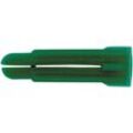 Fischer - Nylondübel pc grün 8x34mm für Holzschrauben, 100 Stück