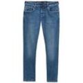 TOM TAILOR DENIM Herren TTAEDAN Straight Jeans mit Stretch, blau, Uni, Gr. 32/36