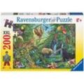 Ravensburger XXL Tiere im Dschungel Puzzle, 200 Teile