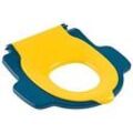 Villeroy und Boch O.novo kids WC-Sitz 8M11619B ohne Deckel, für Kinder, Scharniere Edelstahl, Ocean Blue/Sunshine Yellow