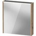 Duravit D-Code Spiegelschrank DC7105L55551000 650x700 mm, Eiche marmoriert, mit Beleuchtung und Steckdose E